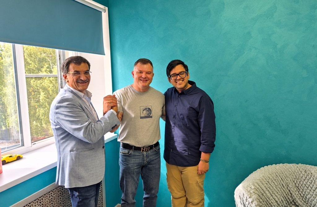 Chef Anant Agarwal of Daily Foodzz meeting food industry colleagues in Moscow